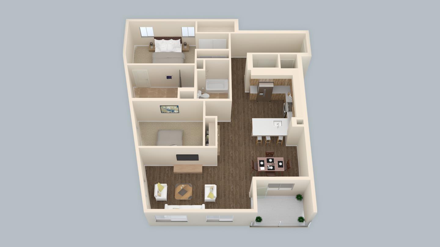 Detail Gallery Image 2 of 14 For 1853 Almaden Rd #325,  San Jose,  CA 95125 - 2 Beds | 2 Baths