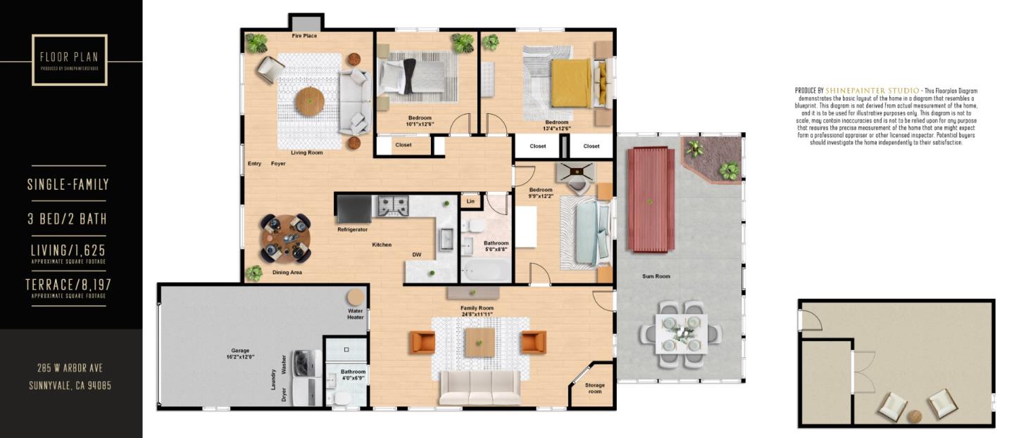 Detail Gallery Image 48 of 48 For 285 W Arbor Ave, Sunnyvale,  CA 94085 - 3 Beds | 2 Baths