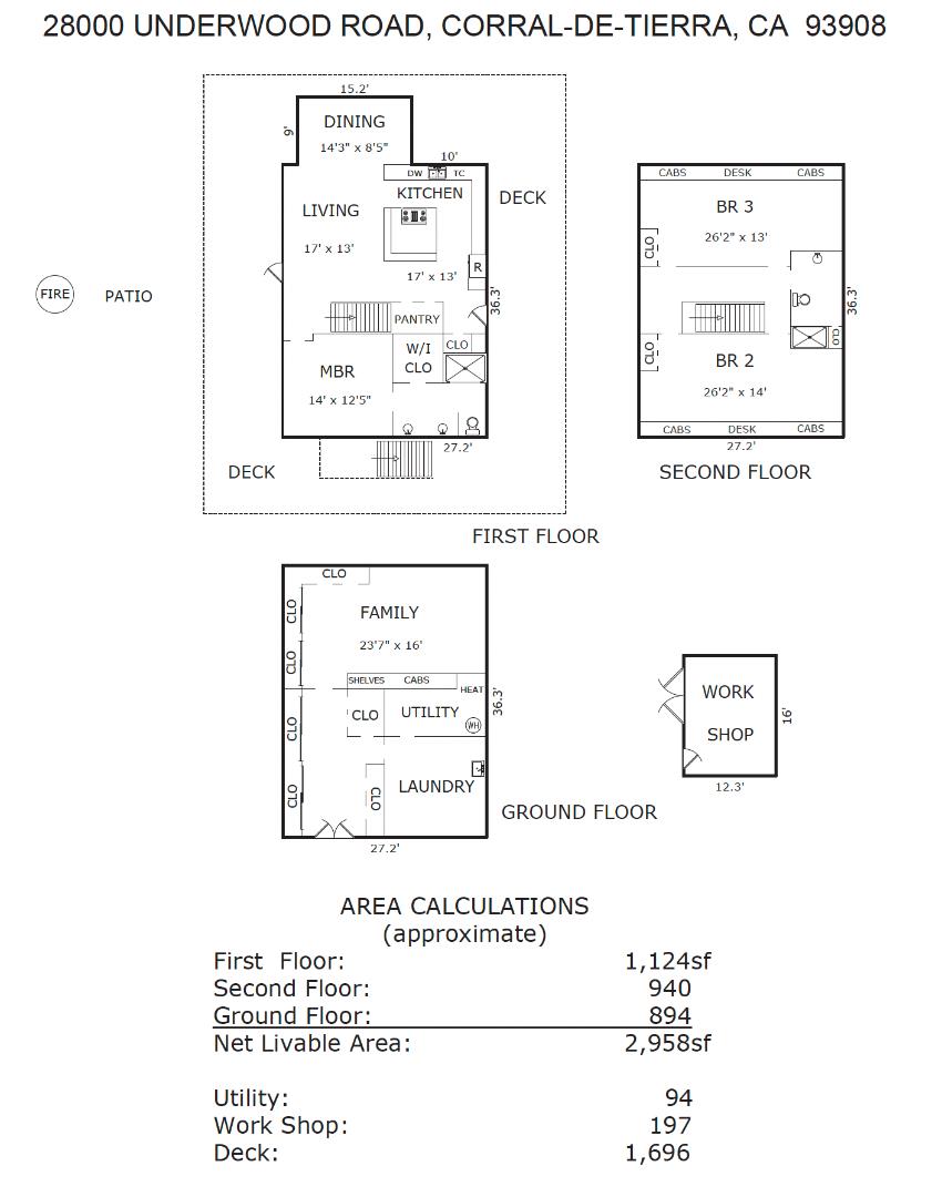 Detail Gallery Image 41 of 41 For 28000 Underwood Rd, Corral De Tierra,  CA 93908 - 3 Beds | 2 Baths