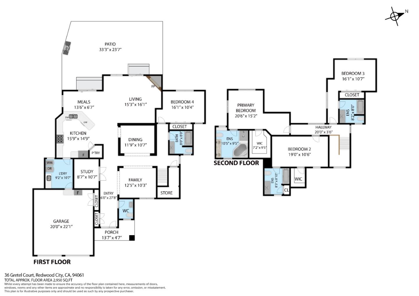 Detail Gallery Image 56 of 58 For 36 Gretel Ct, Redwood City,  CA 94061 - 4 Beds | 4/1 Baths