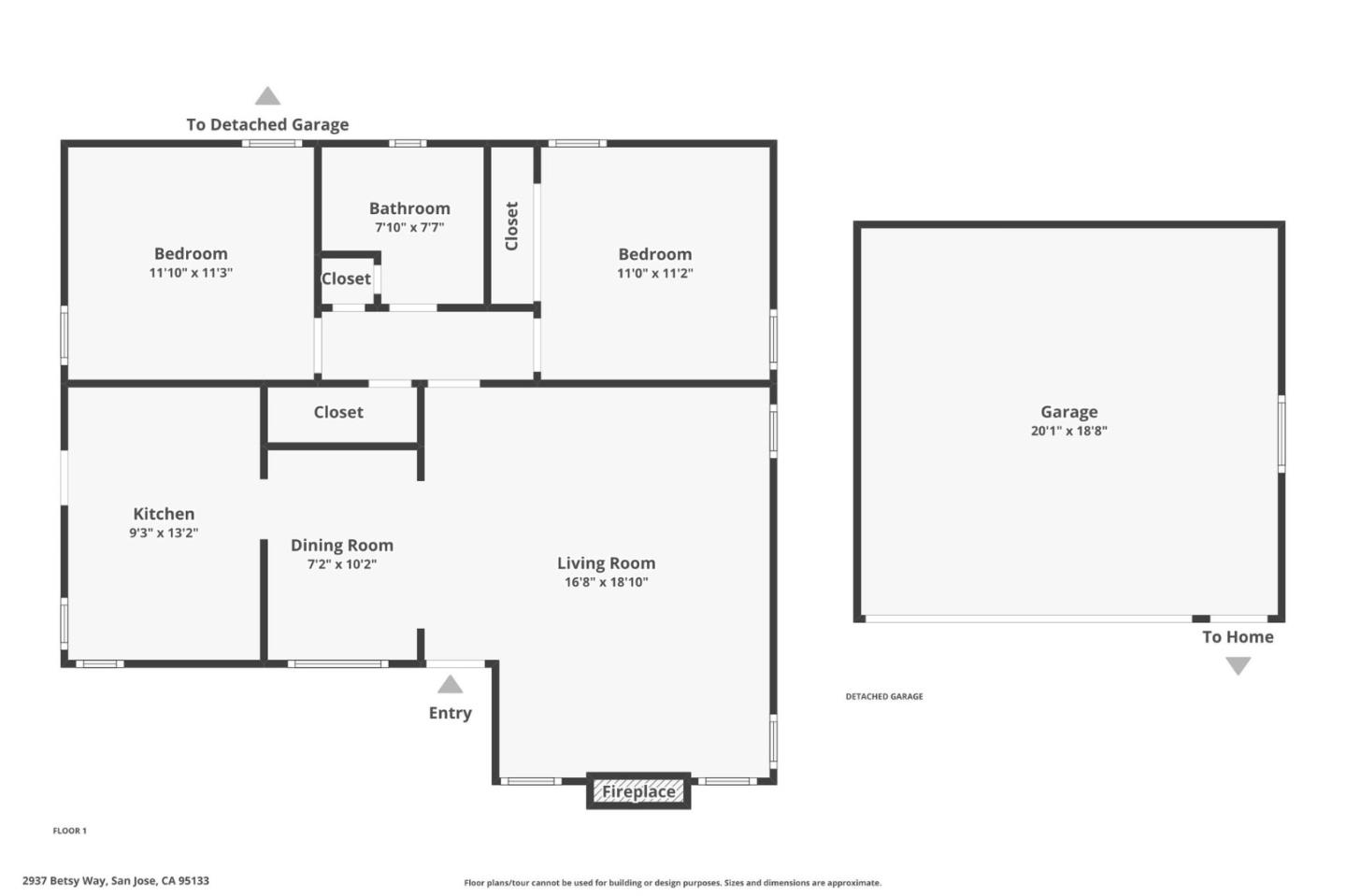 Detail Gallery Image 36 of 36 For 2937 Betsy Way, San Jose,  CA 95133 - 2 Beds | 1 Baths