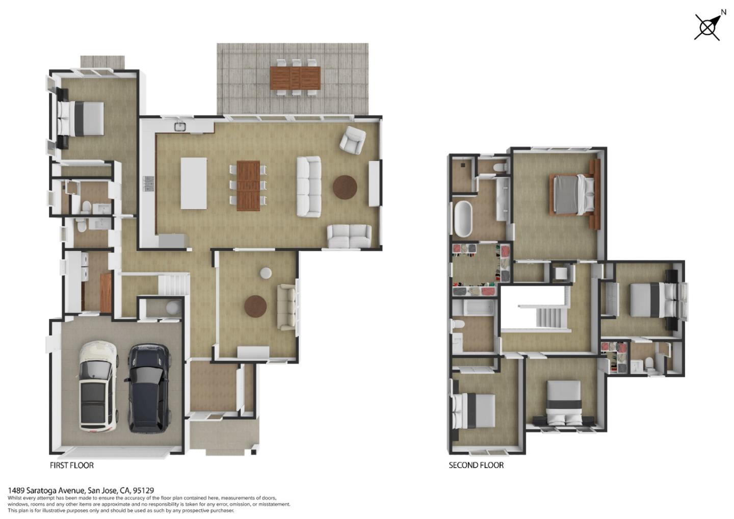 Detail Gallery Image 13 of 17 For 1489 Saratoga Ave, San Jose,  CA 95129 - 5 Beds | 4/1 Baths