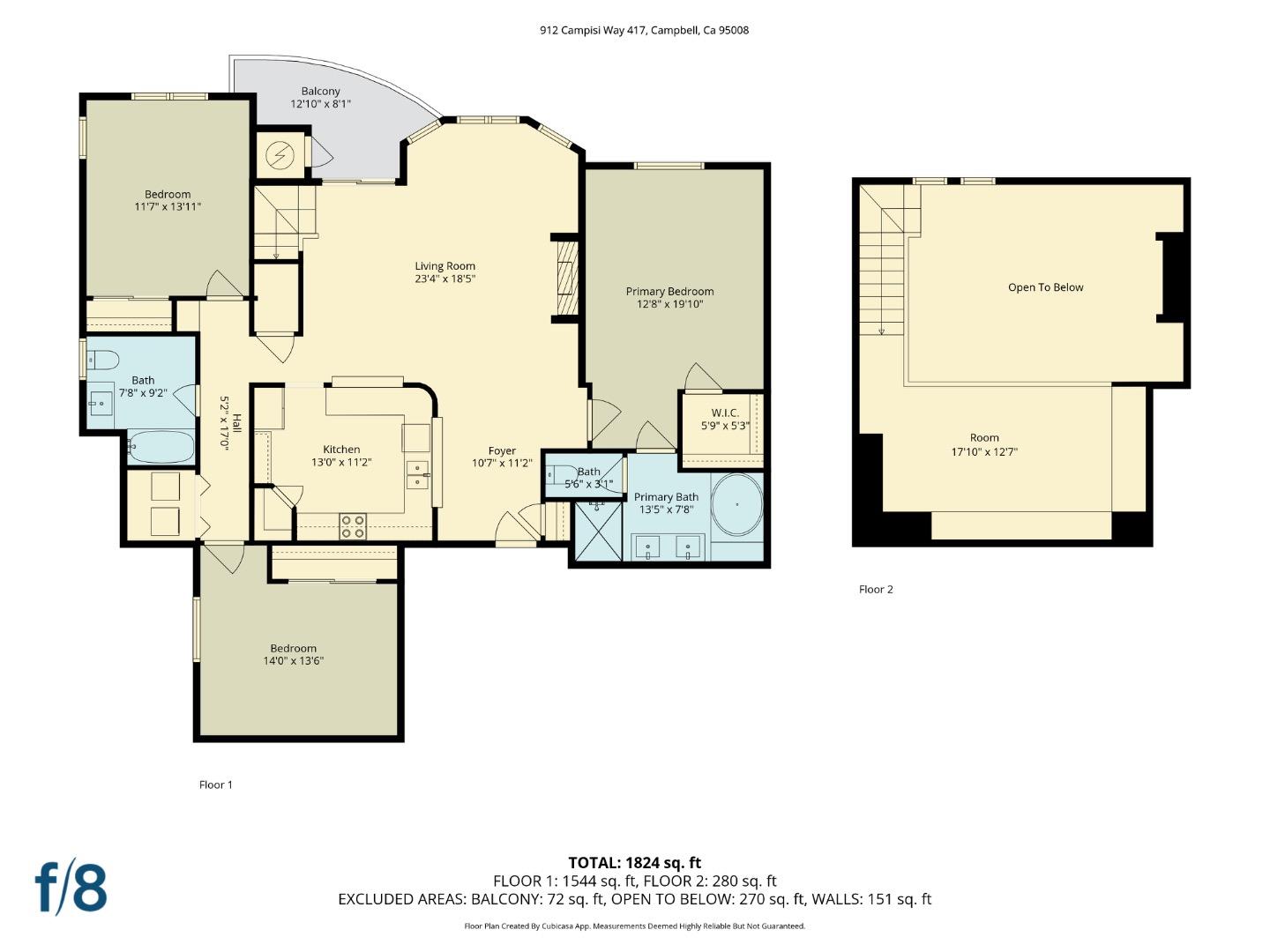 Detail Gallery Image 18 of 25 For 912 Campisi Way #417,  Campbell,  CA 95008 - 3 Beds | 2 Baths