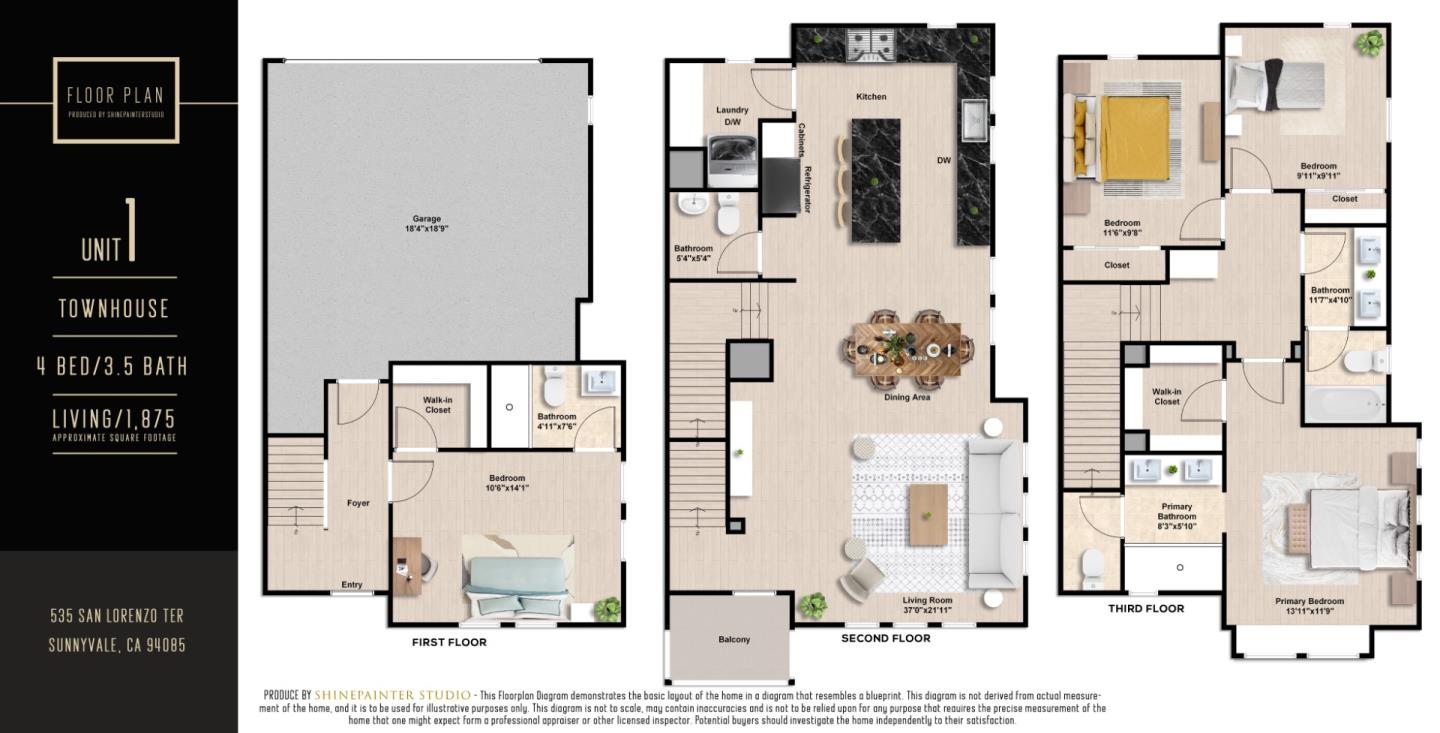 535 San Lorenzo Terrace UNIT 1, Sunnyvale, CA, 94085