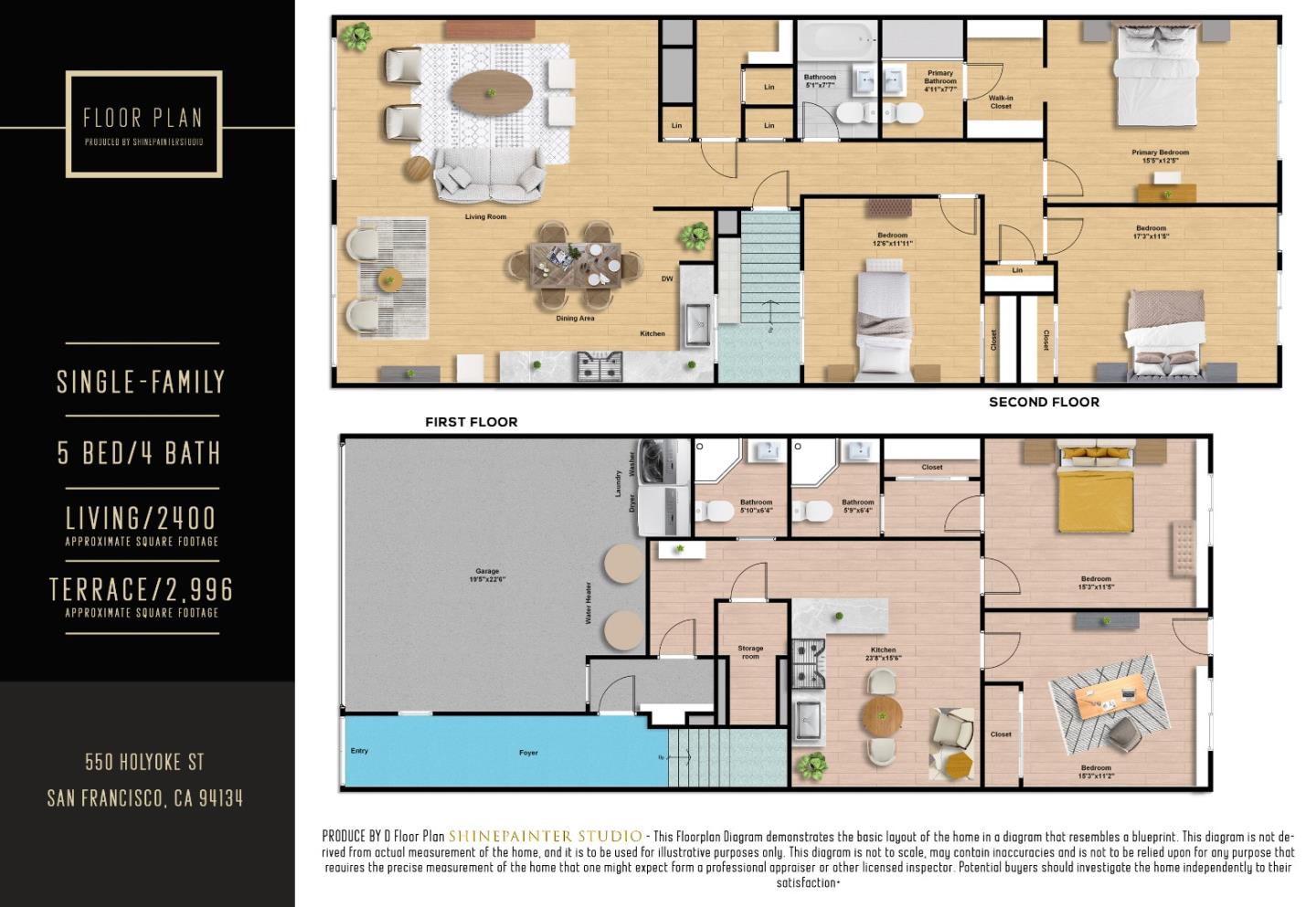 Detail Gallery Image 42 of 42 For 550 Holyoke St, San Francisco,  CA 94134 - 5 Beds | 4 Baths