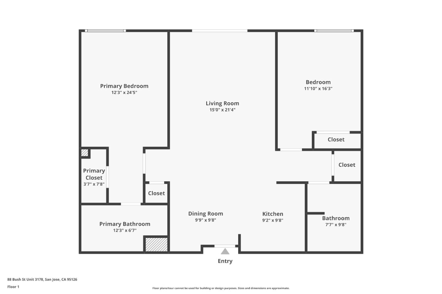 Detail Gallery Image 54 of 54 For 88 Bush St #3178,  San Jose,  CA 95126 - 2 Beds | 2 Baths