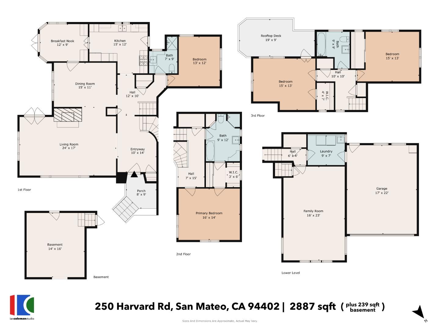 Detail Gallery Image 31 of 31 For 250 Harvard Rd, San Mateo,  CA 94402 - 4 Beds | 3 Baths