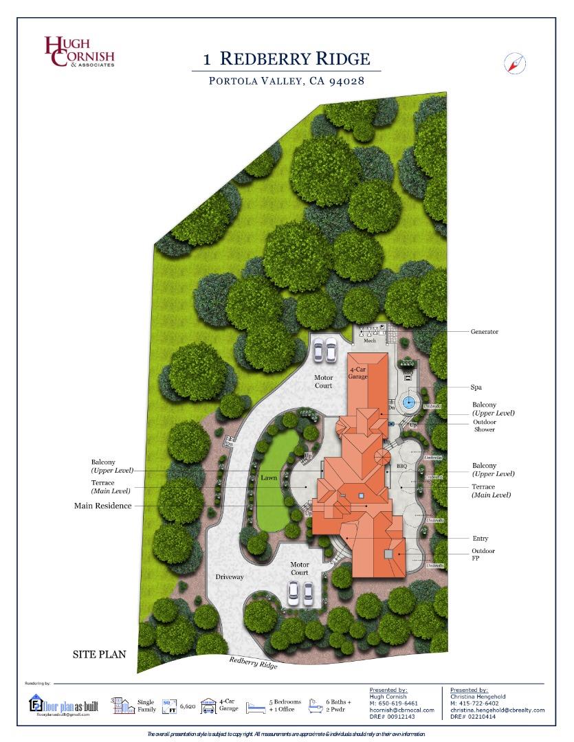 Detail Gallery Image 59 of 59 For 1 Redberry Rdg, Portola Valley,  CA 94028 - 5 Beds | 6/2 Baths