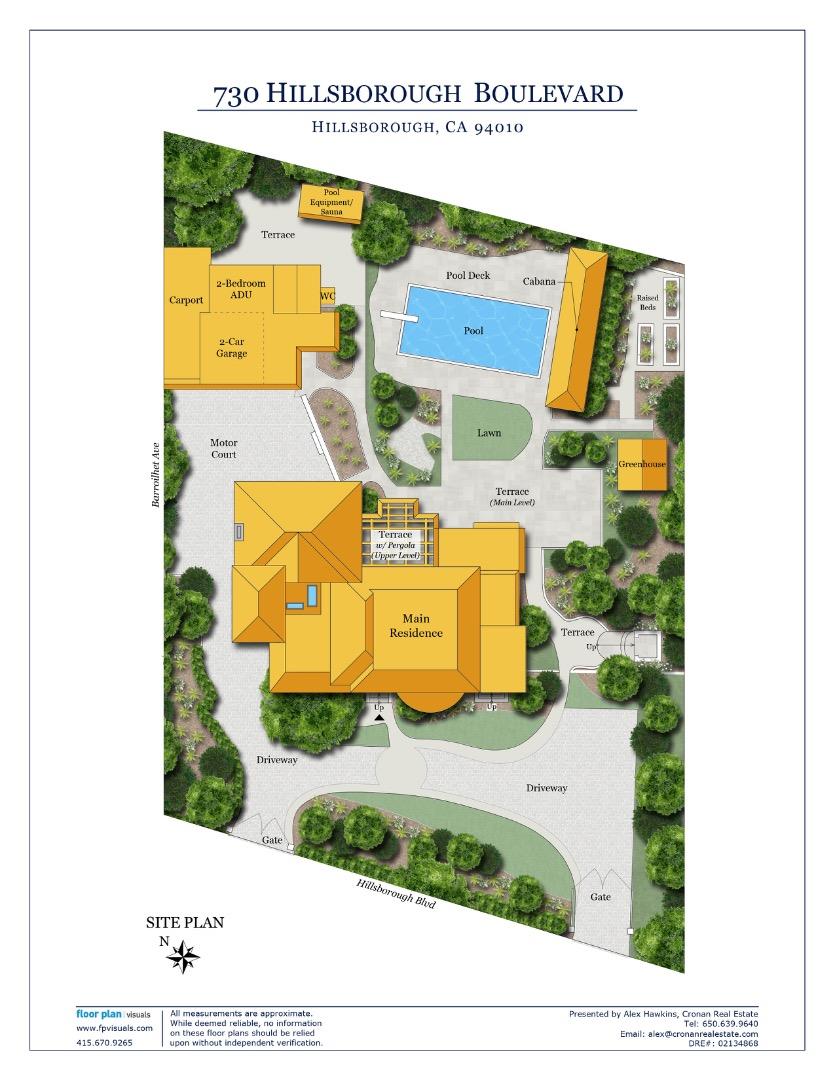 Detail Gallery Image 62 of 62 For 730 Hillsborough Blvd, Hillsborough,  CA 94010 - 5 Beds | 5 Baths