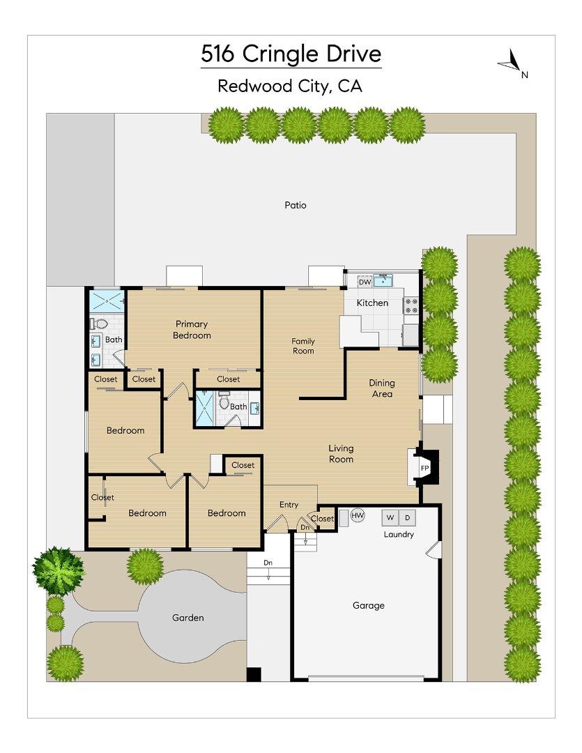 Detail Gallery Image 61 of 61 For 516 Cringle Dr, Redwood City,  CA 94065 - 4 Beds | 2 Baths