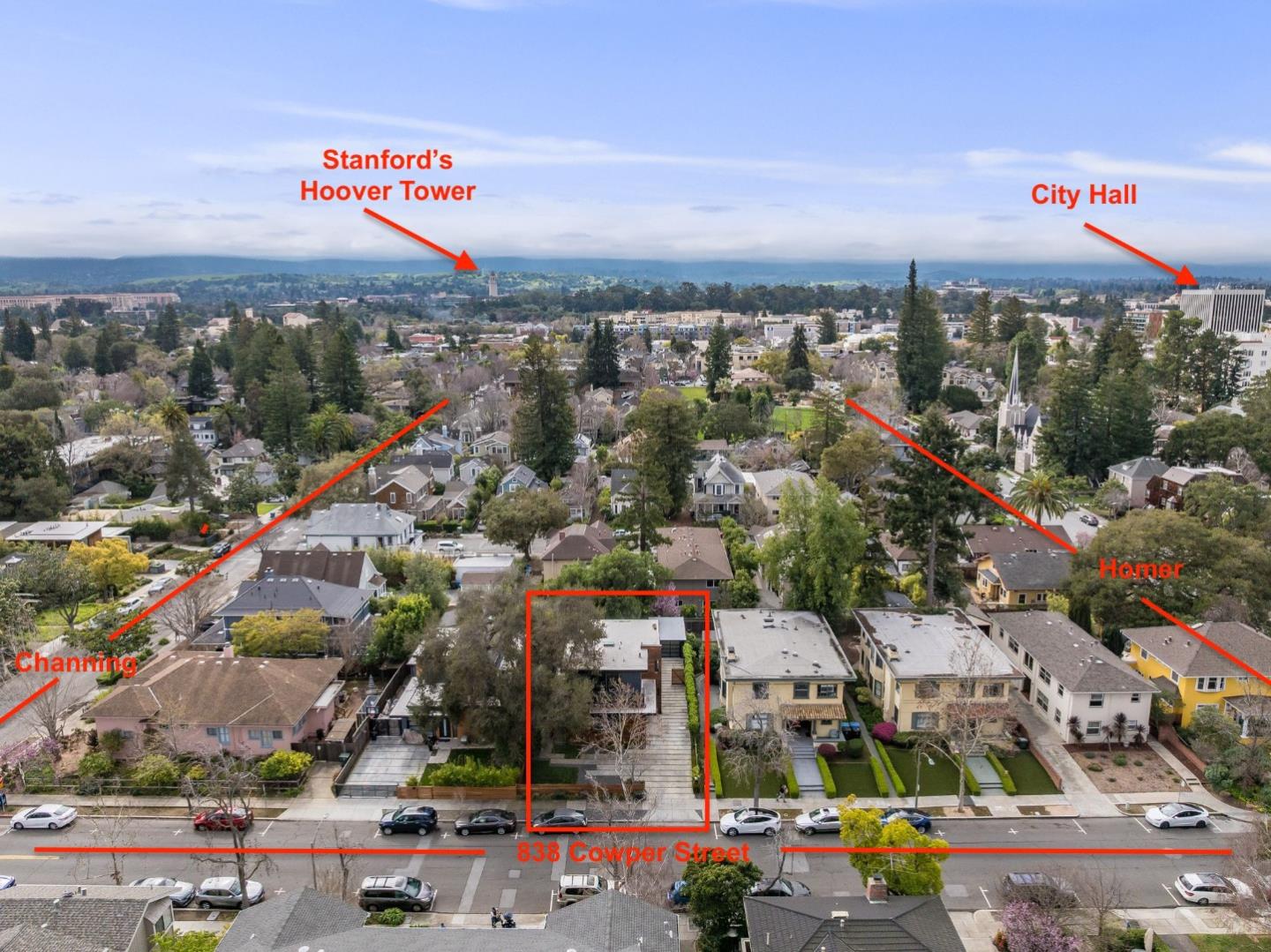 Detail Gallery Image 60 of 65 For 838 Cowper St, Palo Alto,  CA 94301 - 5 Beds | 4/2 Baths