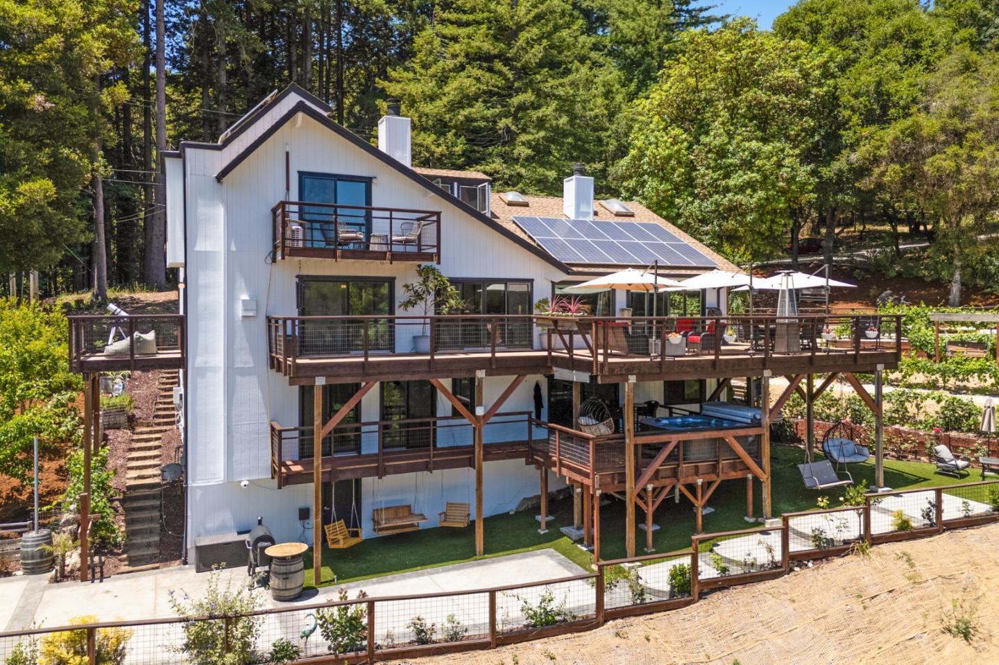 Detail Gallery Image 66 of 78 For 55 Hidden Meadow Ln, Scotts Valley,  CA 95066 - 5 Beds | 3 Baths