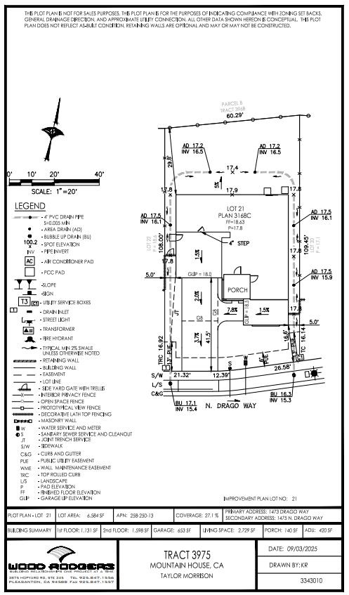Detail Gallery Image 4 of 5 For 1473 N Drago Way, Mountain House,  CA 95391 - 6 Beds | 4 Baths