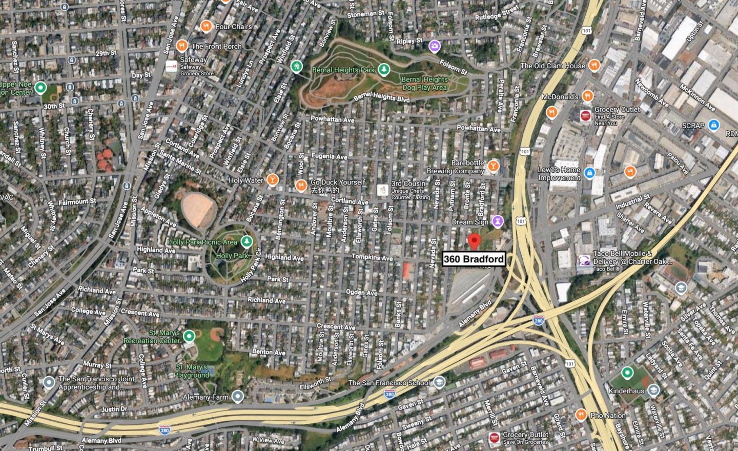 Detail Gallery Image 25 of 25 For 360 Bradford St, San Francisco,  CA 94110 - 1 Beds | 1 Baths