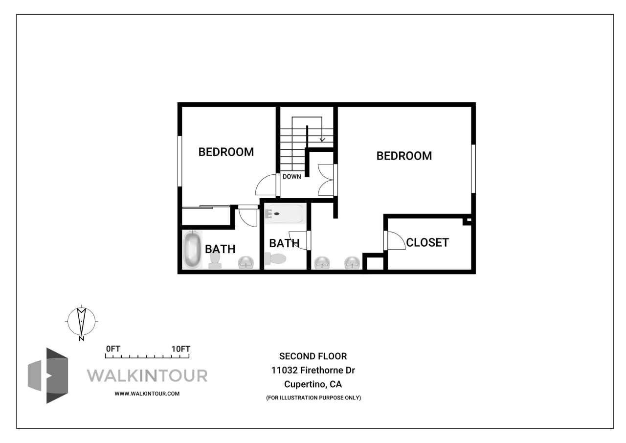 Detail Gallery Image 32 of 33 For 11032 Firethorne Dr, Cupertino,  CA 95014 - 2 Beds | 2/1 Baths
