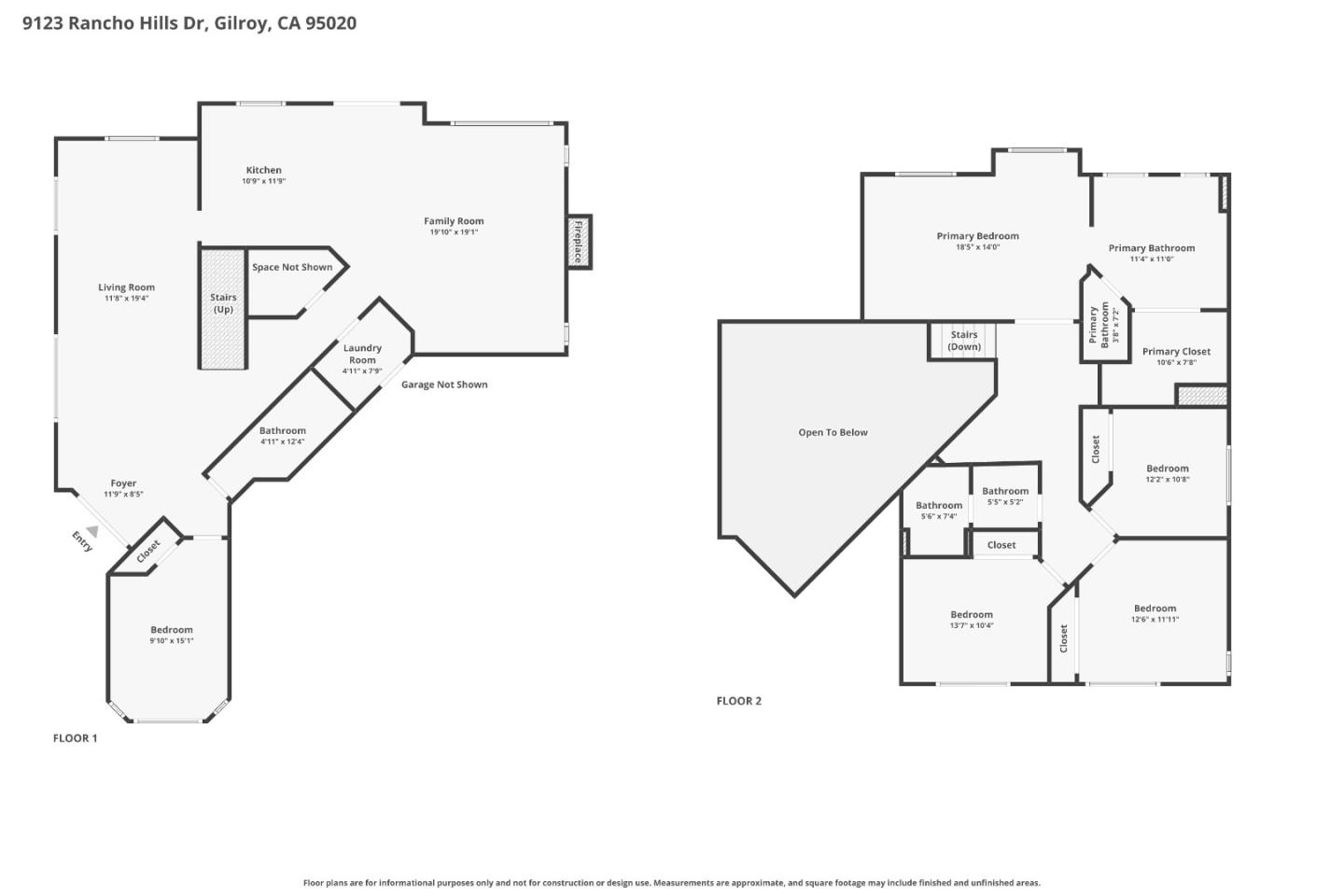 Detail Gallery Image 26 of 26 For 9123 Rancho Hills Dr, Gilroy,  CA 95020 - 5 Beds | 3 Baths