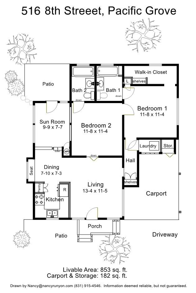 Detail Gallery Image 34 of 34 For 516 8th St, Pacific Grove,  CA 93950 - 2 Beds | 2 Baths