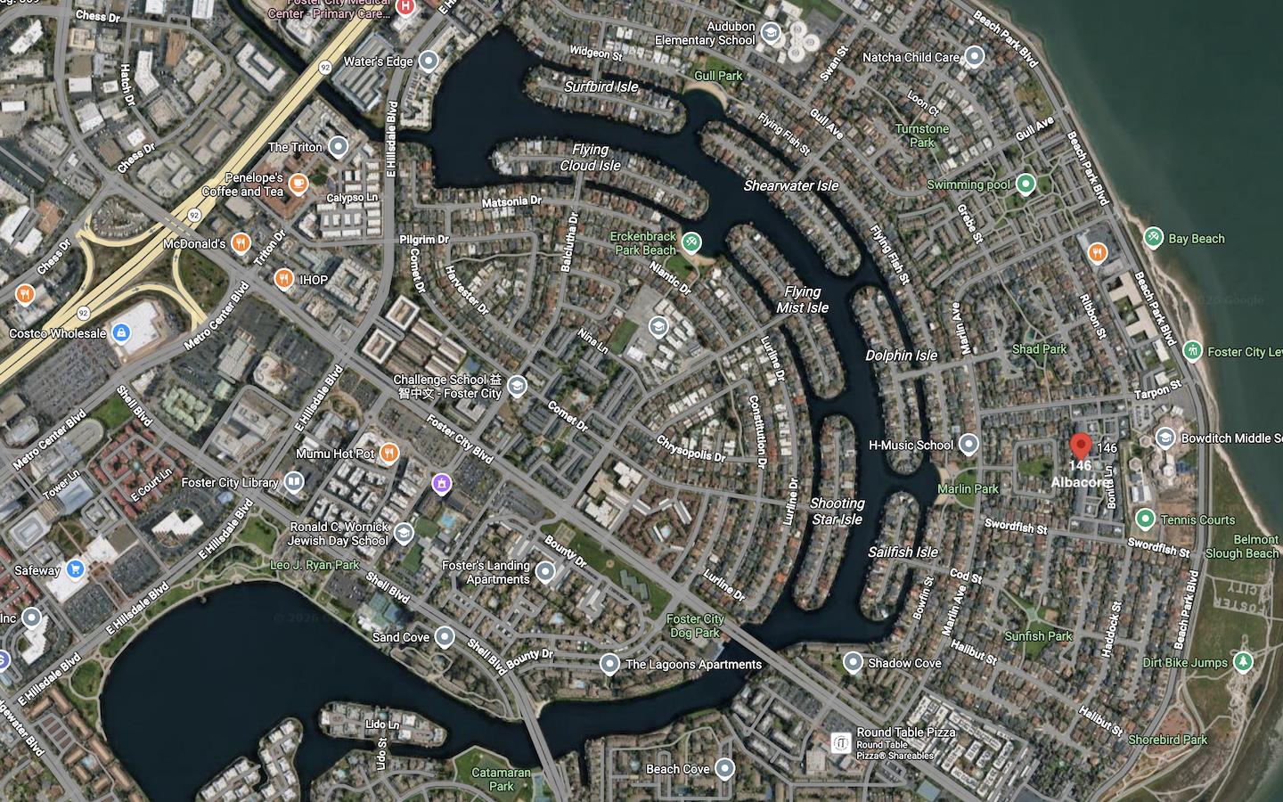 Detail Gallery Image 40 of 42 For 146 Albacore Ln, Foster City,  CA 94404 - 3 Beds | 2/1 Baths