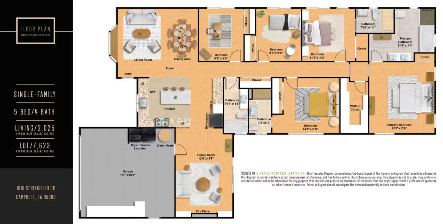 Detail Gallery Image 45 of 45 For 1010 Springfield Dr, Campbell,  CA 95008 - 5 Beds | 4 Baths