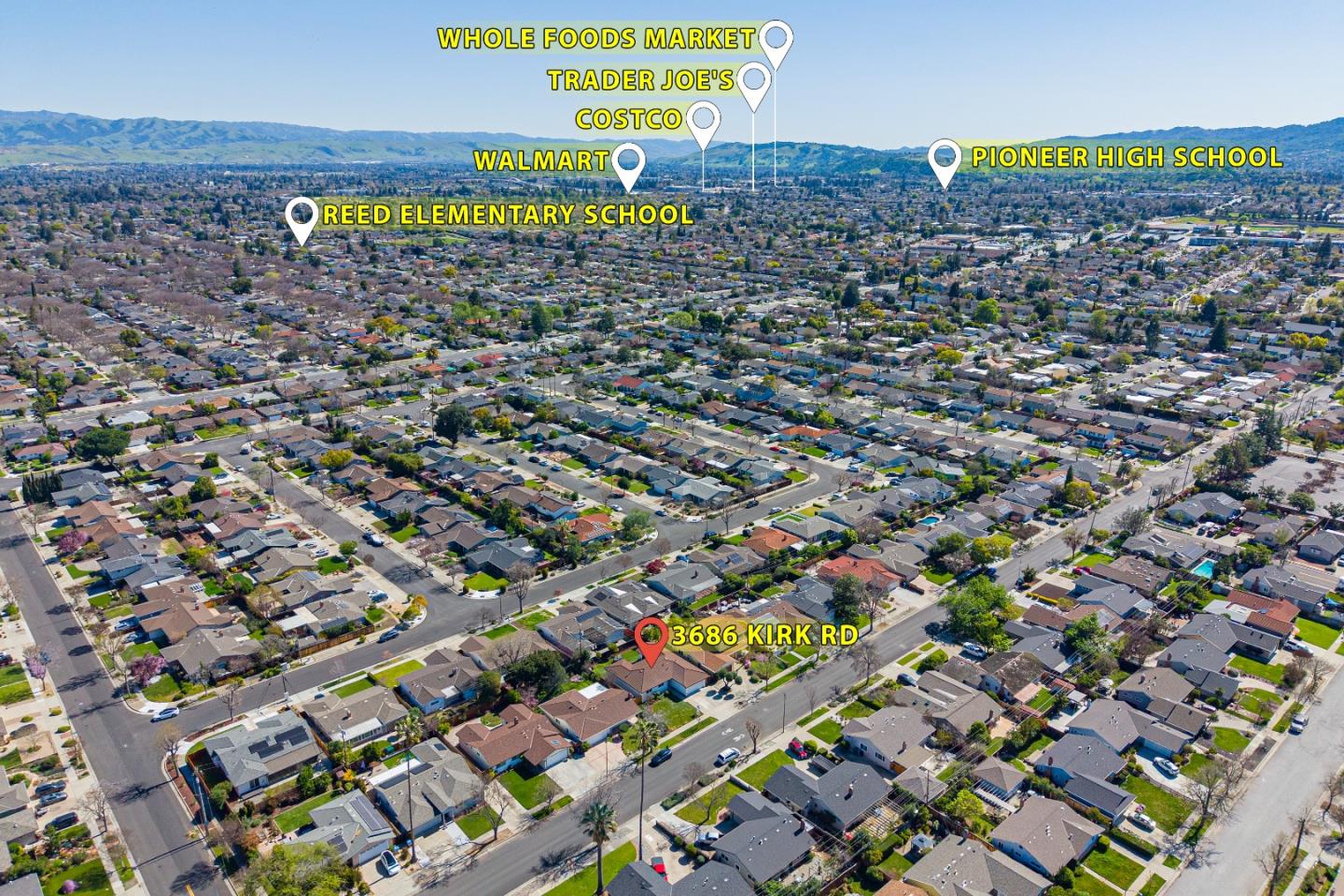 Detail Gallery Image 48 of 50 For 3686 Kirk Rd, San Jose,  CA 95124 - 3 Beds | 2 Baths