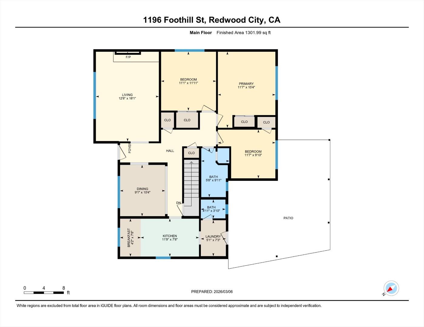 Detail Gallery Image 23 of 24 For 1196 Foothill St, Redwood City,  CA 94061 - 3 Beds | 1/1 Baths