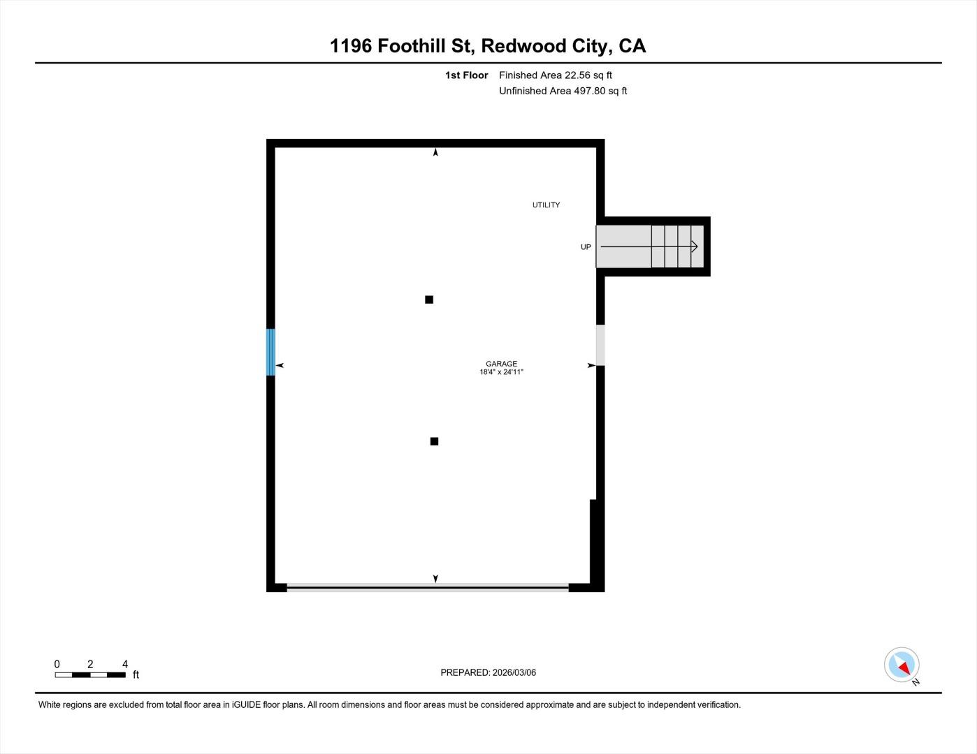 Detail Gallery Image 24 of 24 For 1196 Foothill St, Redwood City,  CA 94061 - 3 Beds | 1/1 Baths