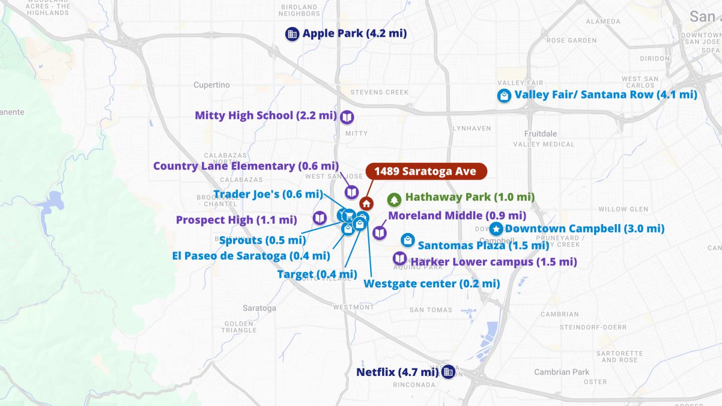 Detail Gallery Image 17 of 20 For 1489 Saratoga Ave, San Jose,  CA 95129 - – Beds | – Baths