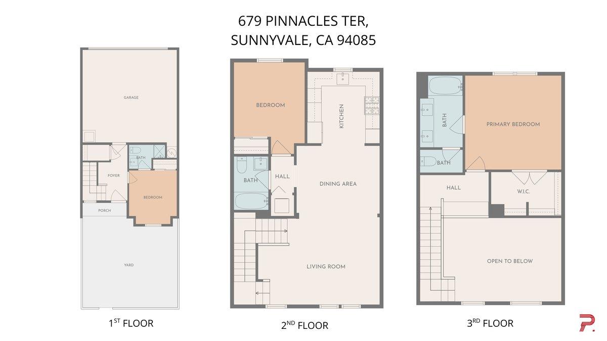 Detail Gallery Image 34 of 34 For 679 Pinnacles Ter, Sunnyvale,  CA 94085 - 3 Beds | 3 Baths