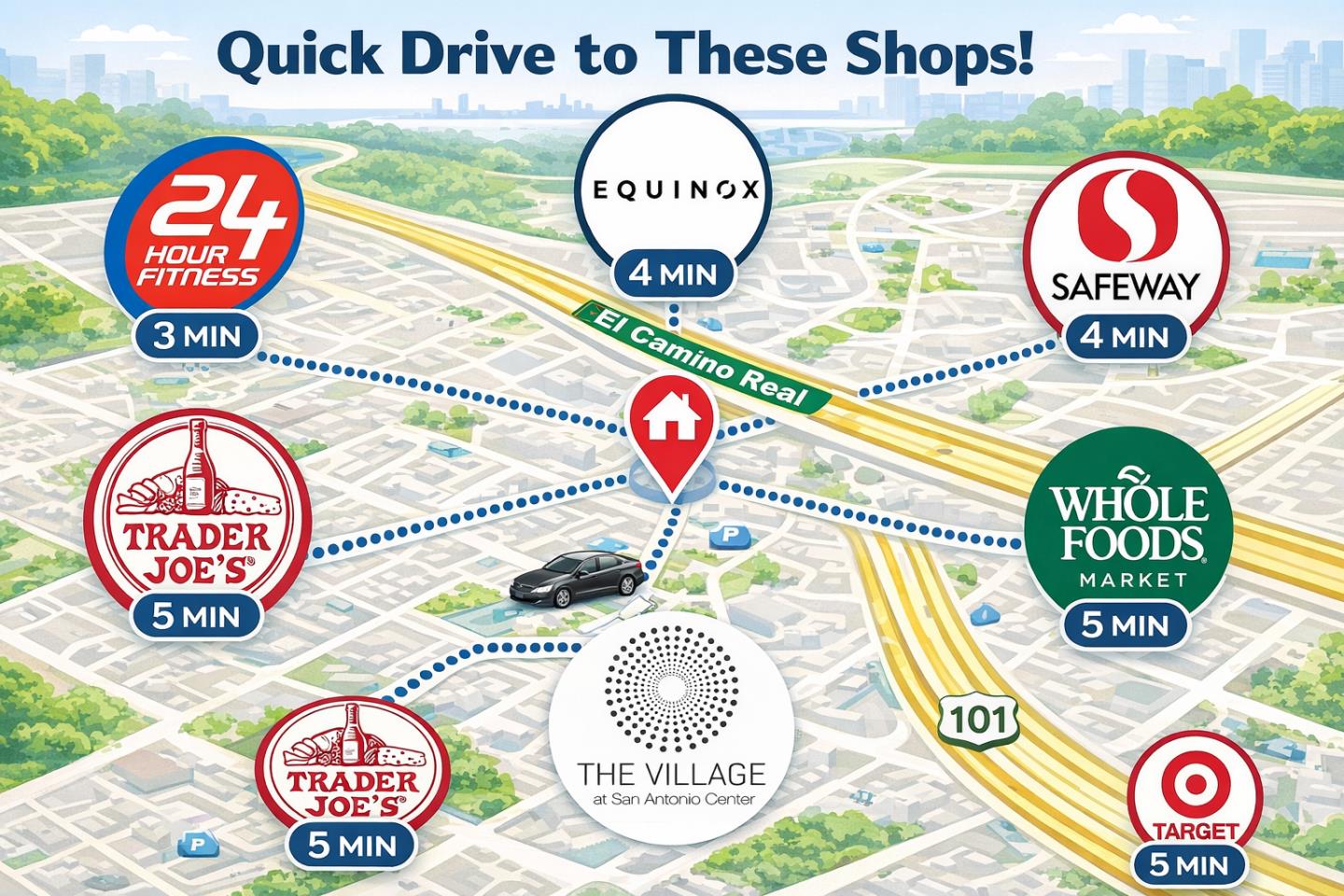 Detail Gallery Image 35 of 35 For 4250 El Camino Real #A305,  Palo Alto,  CA 94306 - 2 Beds | 2 Baths