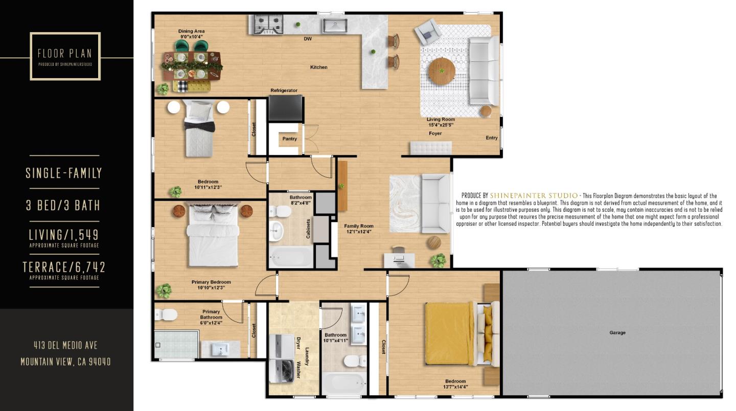 413 Del Medio Avenue, Mountain View, CA, 94040