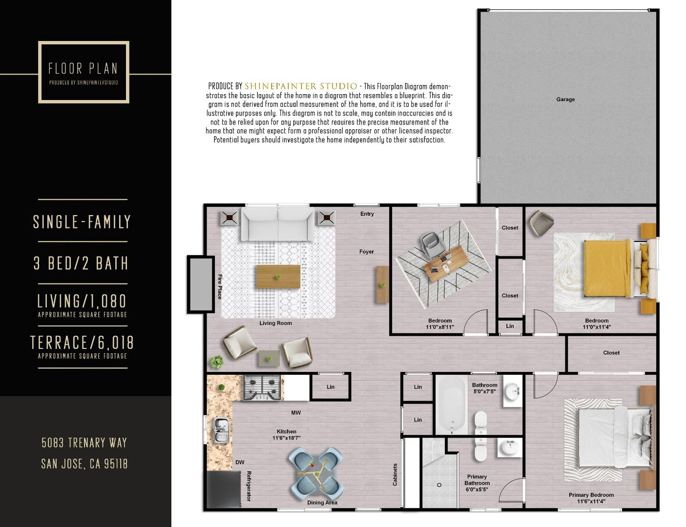 Detail Gallery Image 32 of 32 For 5083 Trenary Way, San Jose,  CA 95118 - 3 Beds | 2 Baths