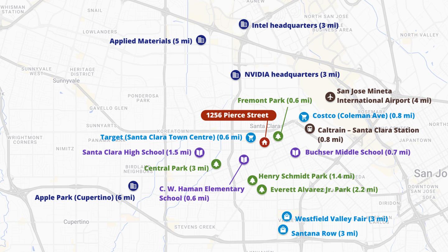 Detail Gallery Image 37 of 41 For 1256 Pierce St, Santa Clara,  CA 95050 - 3 Beds | 1 Baths