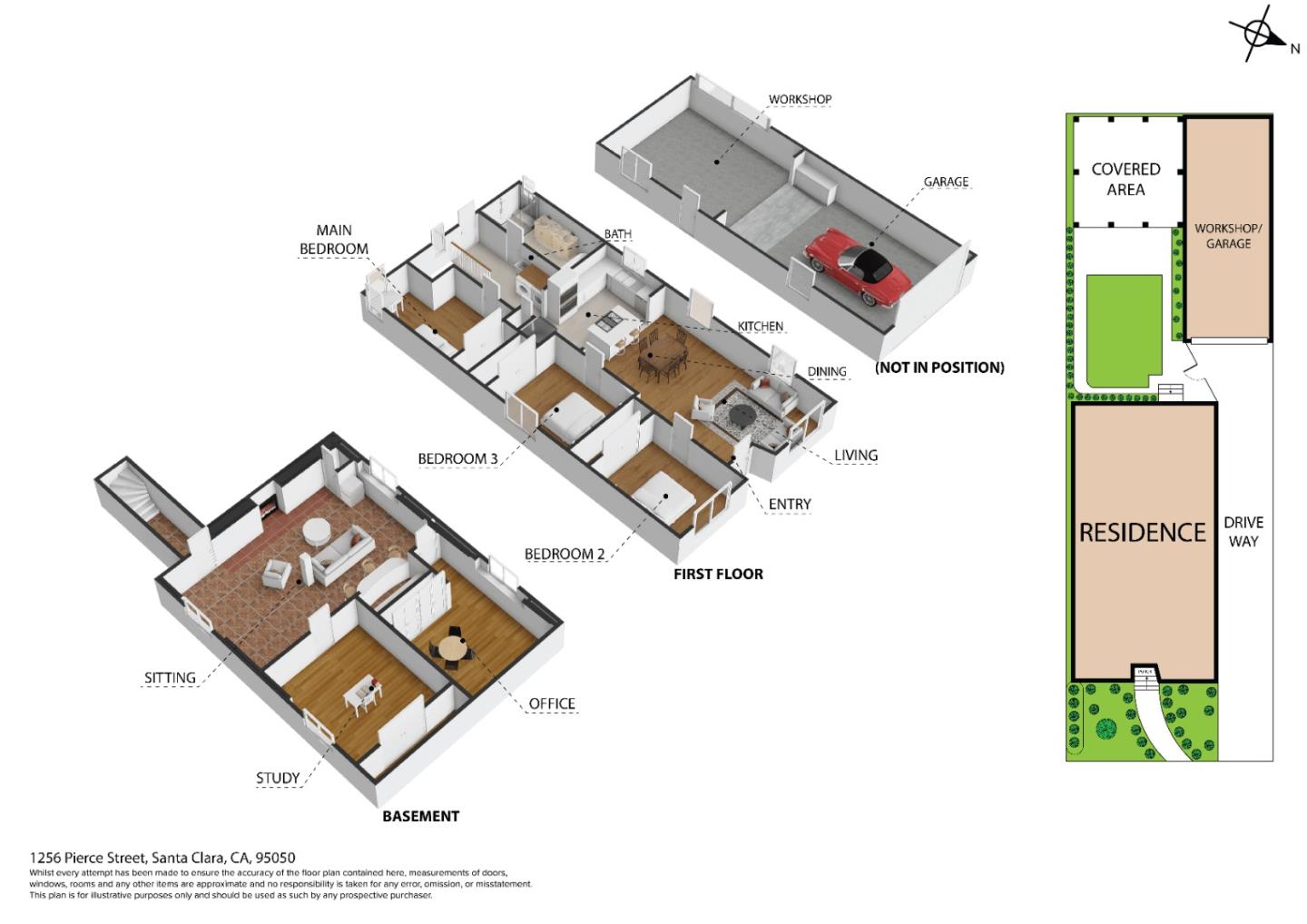 Detail Gallery Image 45 of 46 For 1256 Pierce St, Santa Clara,  CA 95050 - 3 Beds | 1 Baths