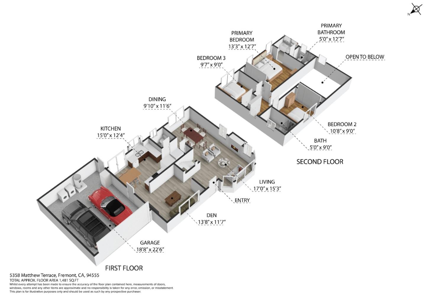 Detail Gallery Image 2 of 59 For 5358 Matthew Ter, Fremont,  CA 94555 - 3 Beds | 2/1 Baths