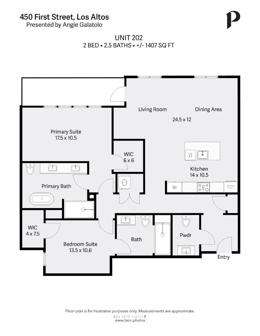 Detail Gallery Image 12 of 12 For 450 First St #202,  Los Altos,  CA 94022 - 2 Beds | 2/1 Baths