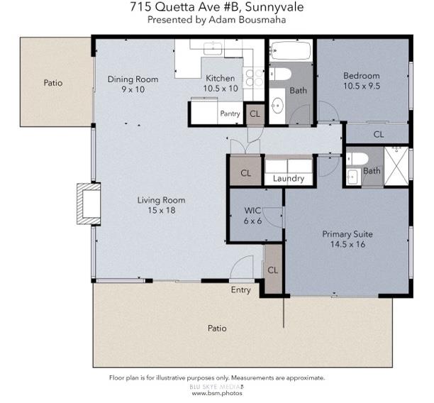 Detail Gallery Image 10 of 18 For 715 Quetta Ave #B,  Sunnyvale,  CA 94087 - 2 Beds | 2 Baths