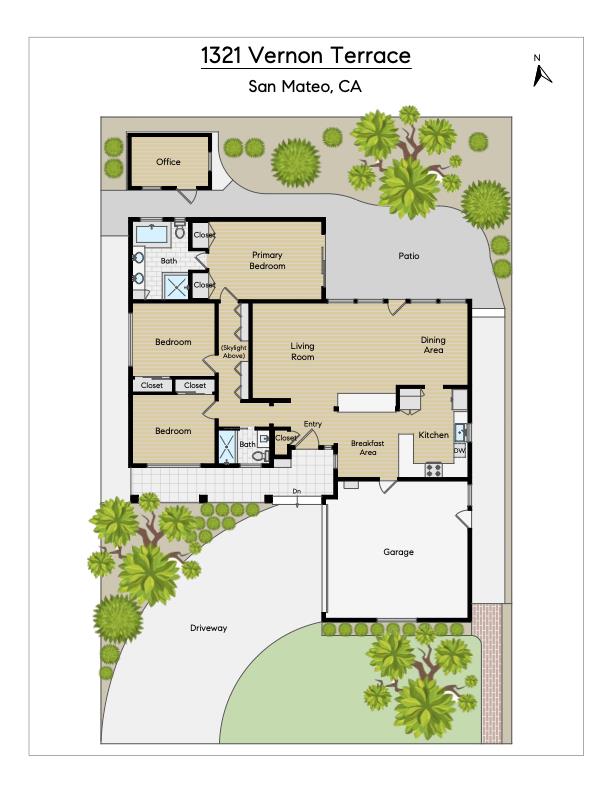 Detail Gallery Image 70 of 71 For 1321 Vernon Ter, San Mateo,  CA 94402 - 3 Beds | 2 Baths