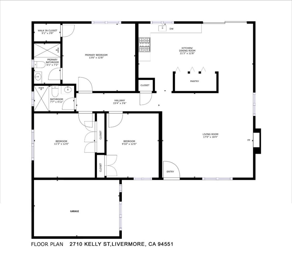 Detail Gallery Image 20 of 23 For 2710 Kelly St, Livermore,  CA 94551 - 3 Beds | 2 Baths