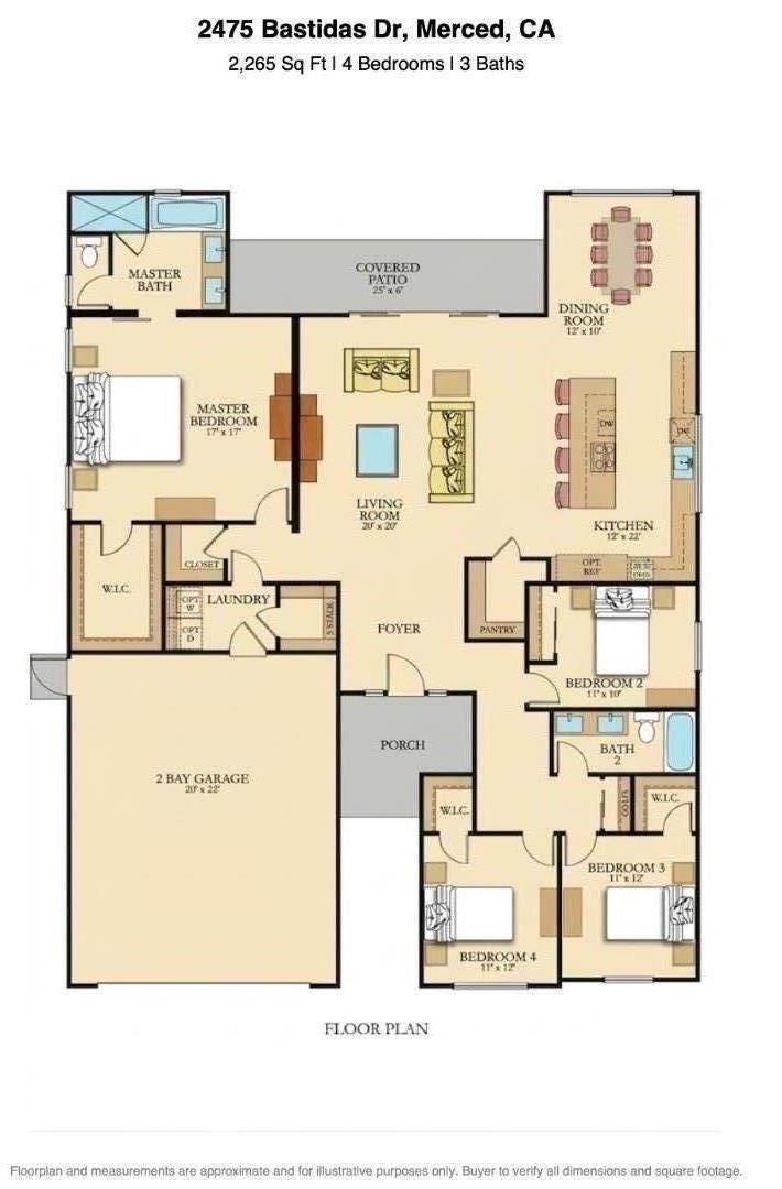 Detail Gallery Image 48 of 48 For 2475 Bastidas Dr, Merced,  CA 95340 - 3 Beds | 2 Baths