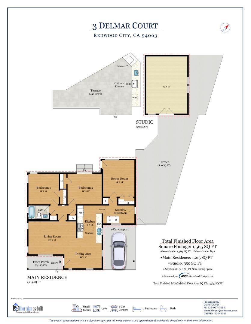 Detail Gallery Image 25 of 25 For 3 Delmar Ct, Redwood City,  CA 94063 - 3 Beds | 1 Baths
