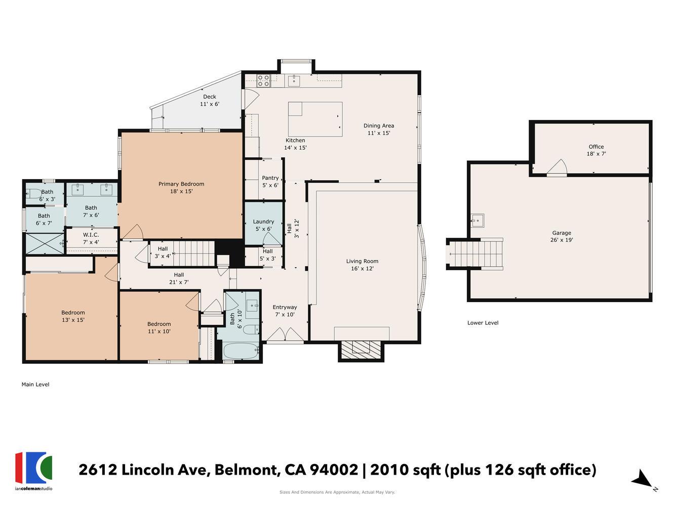 Detail Gallery Image 30 of 30 For 2612 Lincoln Ave, Belmont,  CA 94002 - 3 Beds | 2 Baths