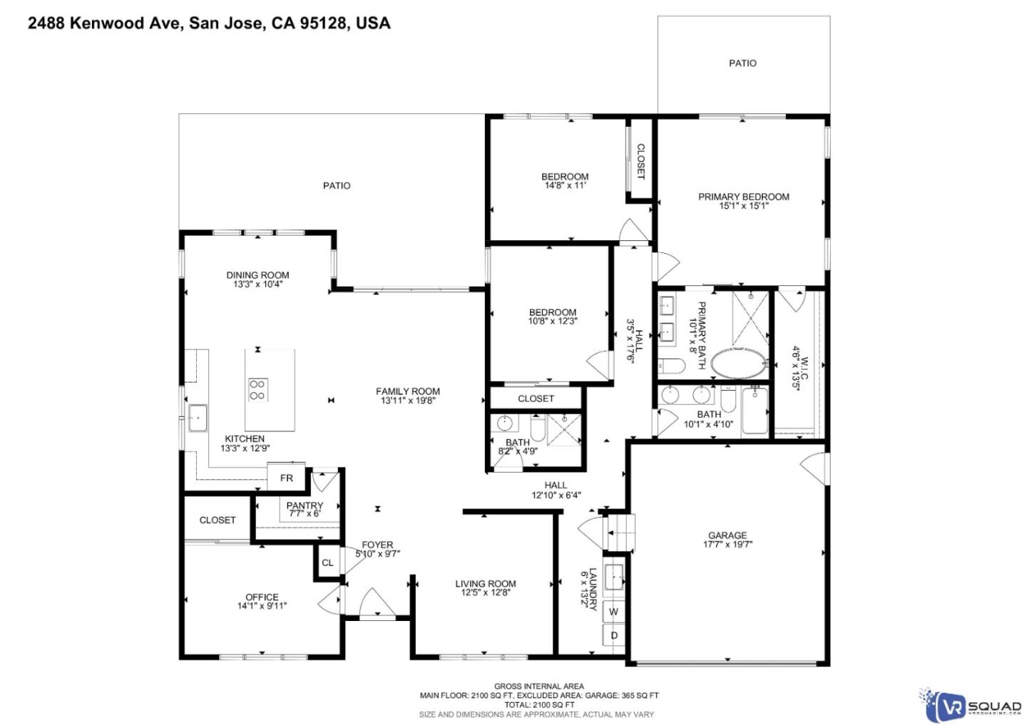 Detail Gallery Image 33 of 33 For 2488 Kenwood Ave, San Jose,  CA 95128 - 4 Beds | 3 Baths