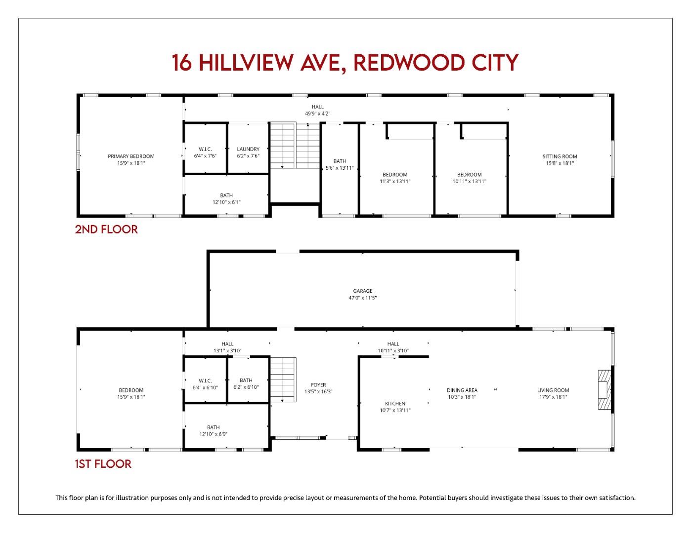 Detail Gallery Image 107 of 112 For 16 Hillview Ave, Redwood City,  CA 94062 - 4 Beds | 3/1 Baths