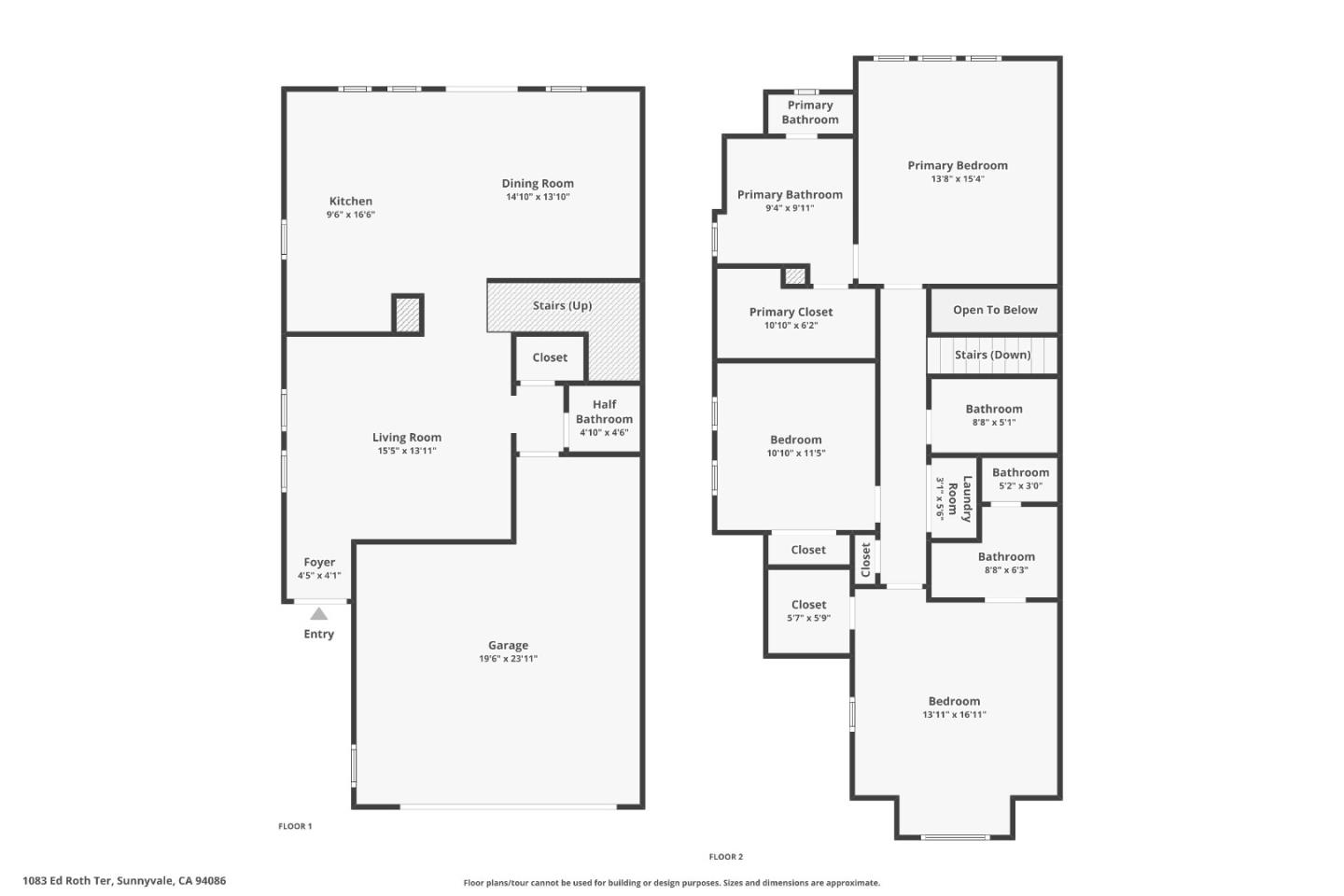 Detail Gallery Image 30 of 30 For 1083 Ed Roth Ter, Sunnyvale,  CA 94086 - 3 Beds | 3/1 Baths