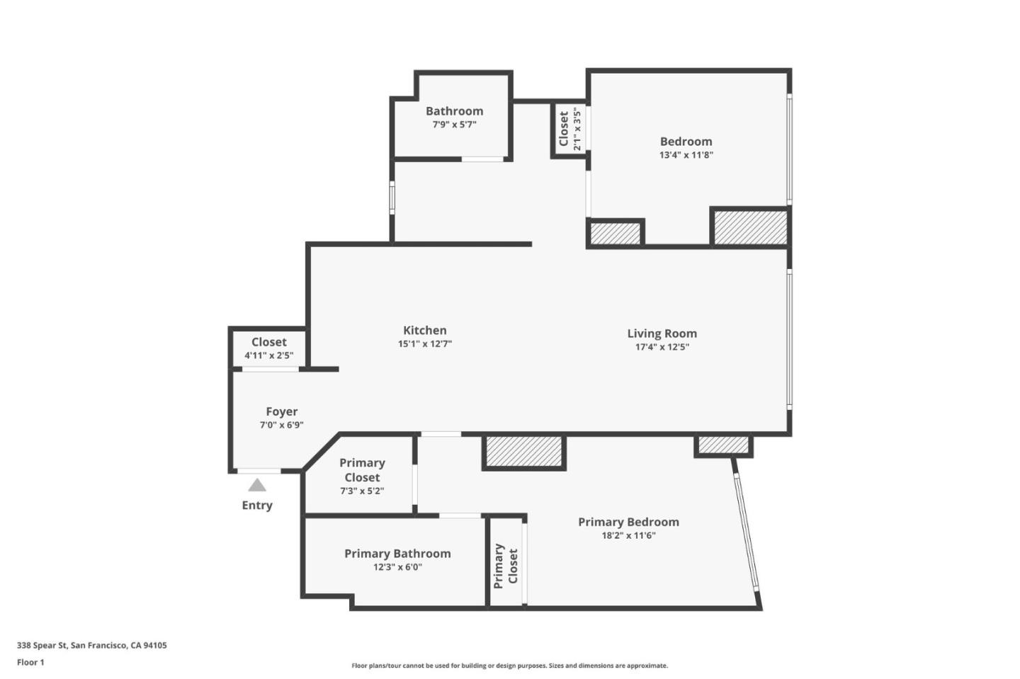 Detail Gallery Image 40 of 41 For 338 Spear St 3a,  San Francisco,  CA 94105 - 2 Beds | 2 Baths