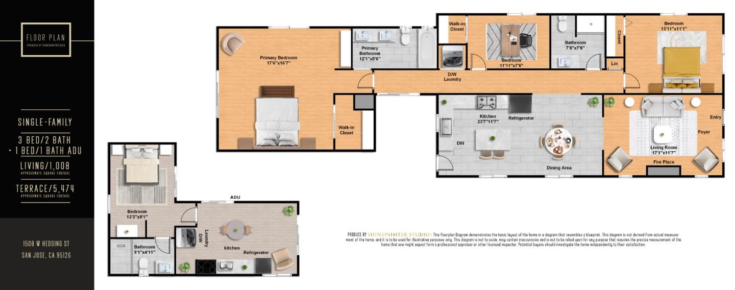 Detail Gallery Image 30 of 30 For 1508 W Hedding St, San Jose,  CA 95126 - 4 Beds | 3 Baths