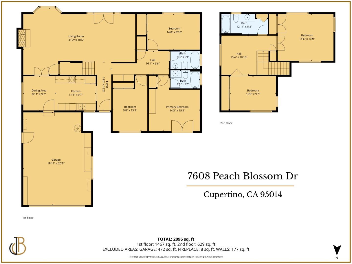 Detail Gallery Image 42 of 42 For 7608 Peach Blossom Dr, Cupertino,  CA 95014 - 5 Beds | 3 Baths