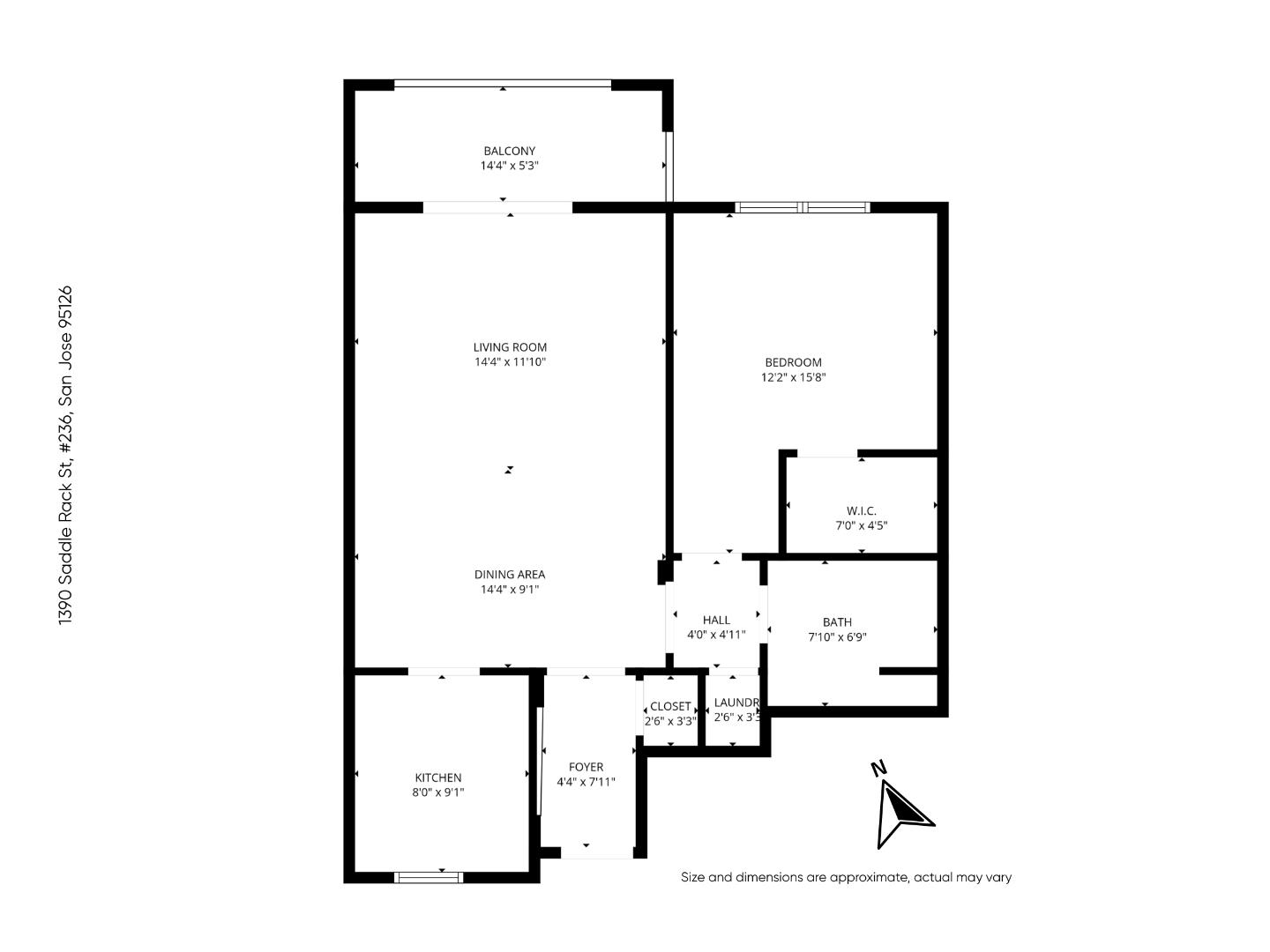Detail Gallery Image 36 of 38 For 1390 Saddle Rack St #236,  San Jose,  CA 95126 - 1 Beds | 1 Baths