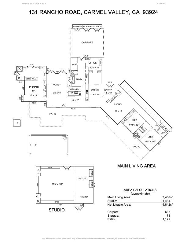 Detail Gallery Image 35 of 35 For 131 Rancho Rd, Carmel Valley,  CA 93924 - 3 Beds | 2/1 Baths