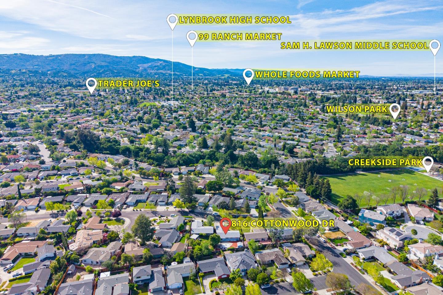 Detail Gallery Image 43 of 46 For 816 Cottonwood Dr, Cupertino,  CA 95014 - 4 Beds | 2 Baths